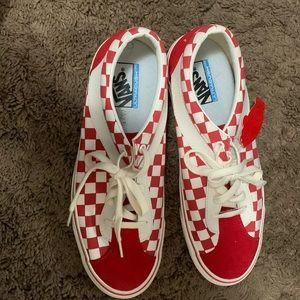 Vans bold ni red checkered sneakers